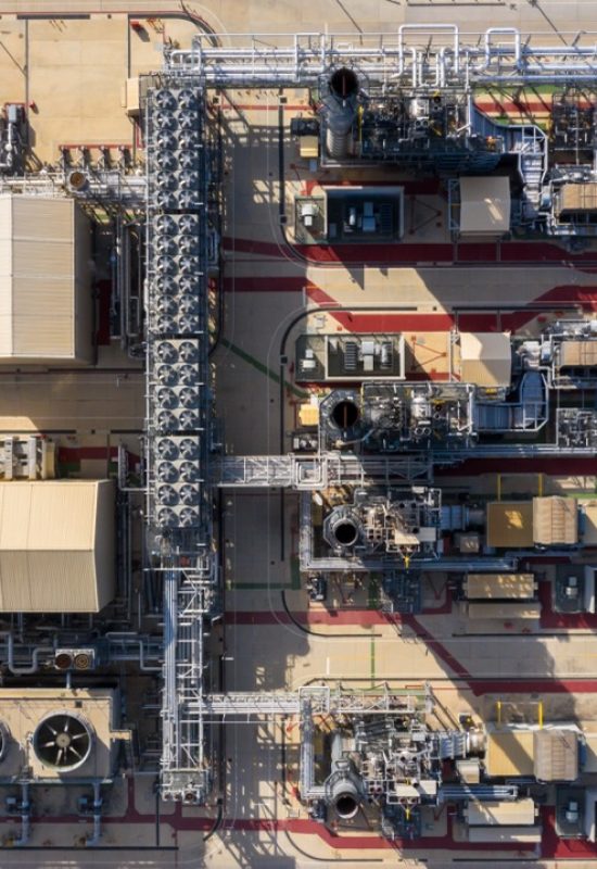 Oil refinery plant at industrial zone, Aerial view oil and gas business petrochemical industrial, Oil refinery factory white oil storage tank and pipeline steel, Ecosystem and healthy environment.